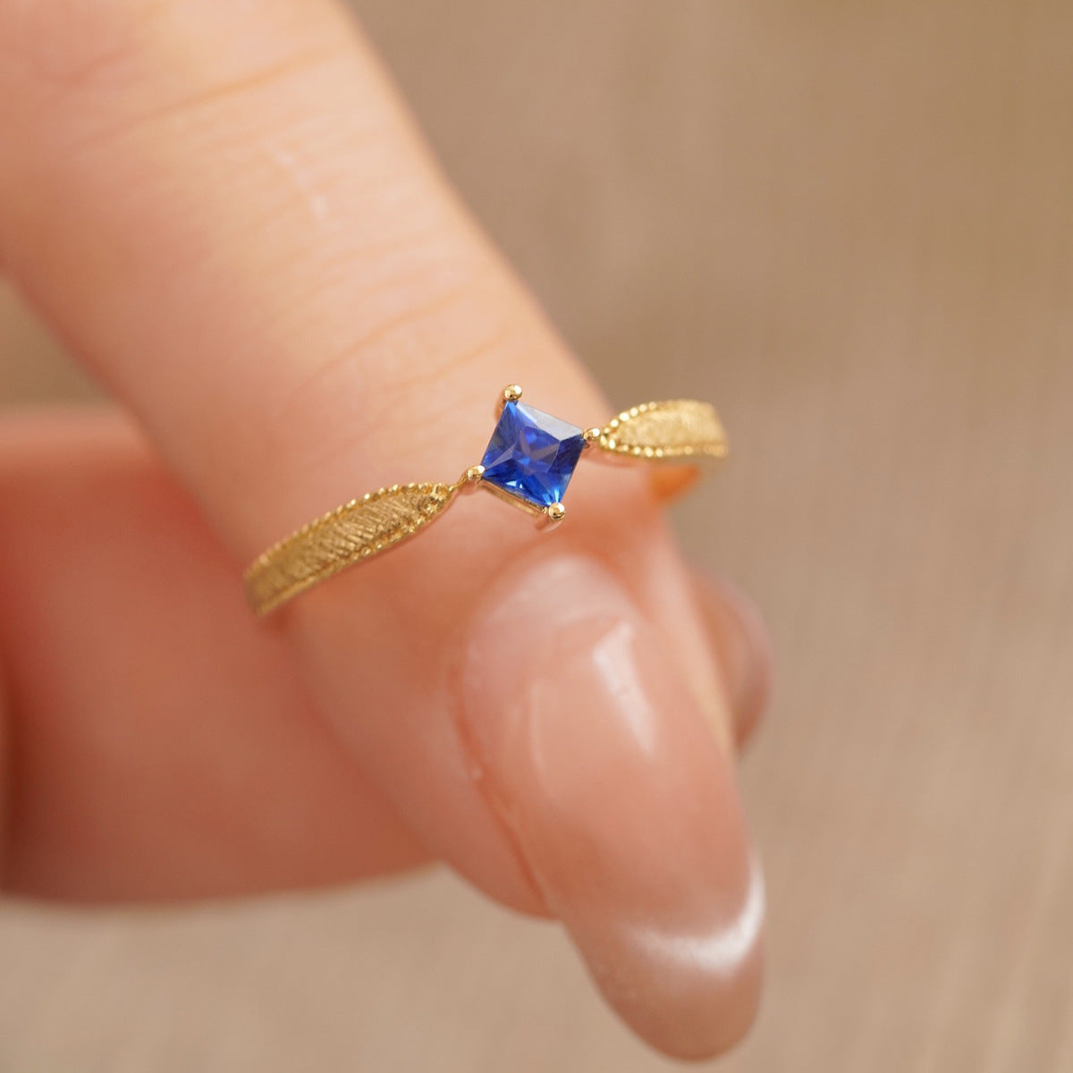 S925 sterling silver couple ring