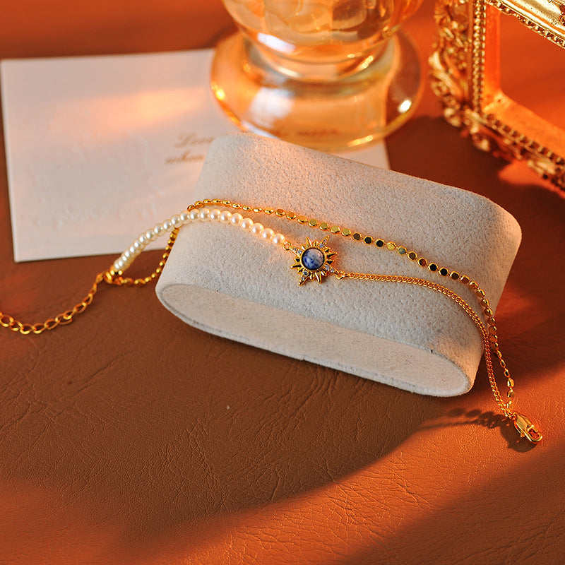 八星ブレスレット二重層