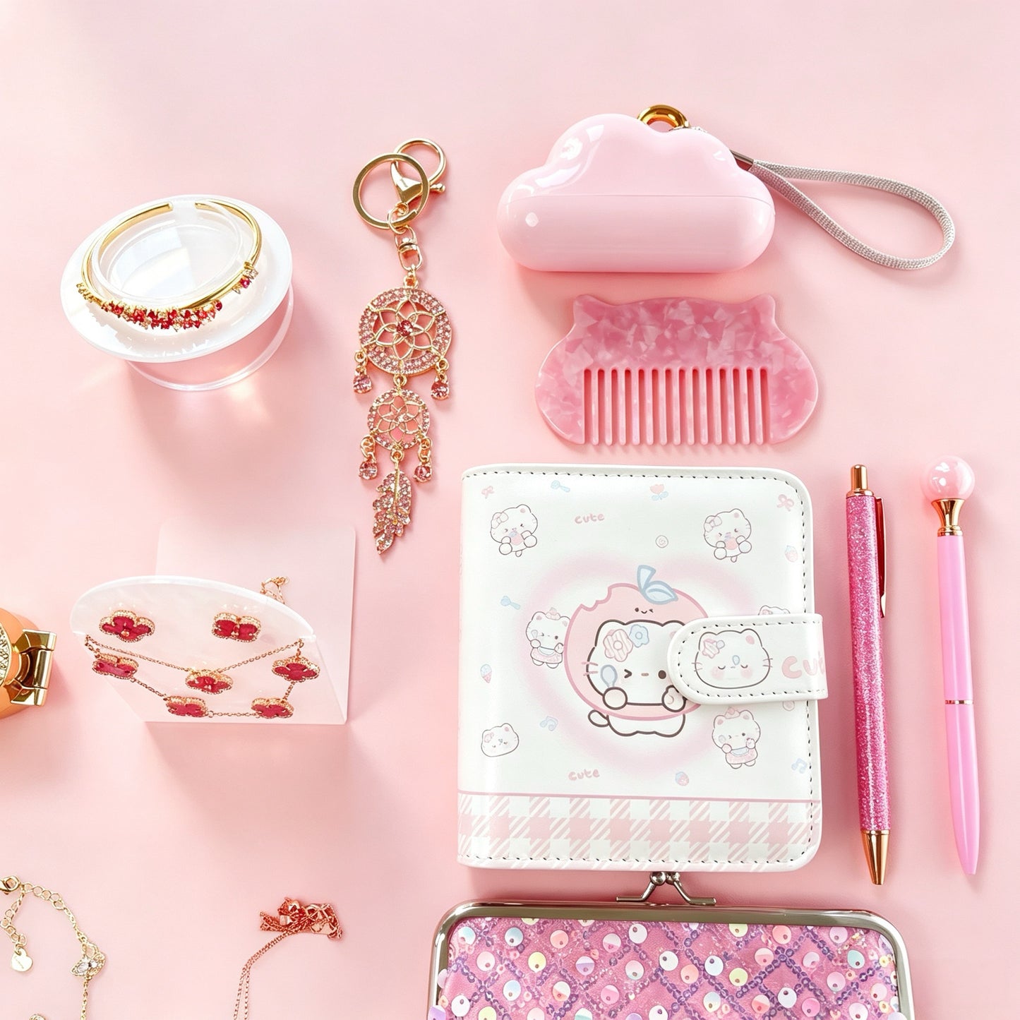 Pink Jewelry & Gift Curated Set