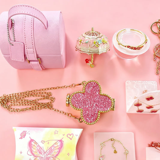 Pink Jewelry & Gift Curated Set