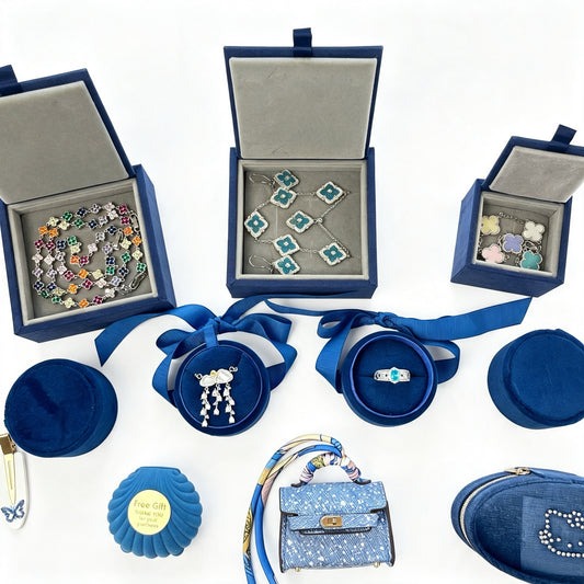 Sapphire Blue Gemstone Jewelry Curated Set