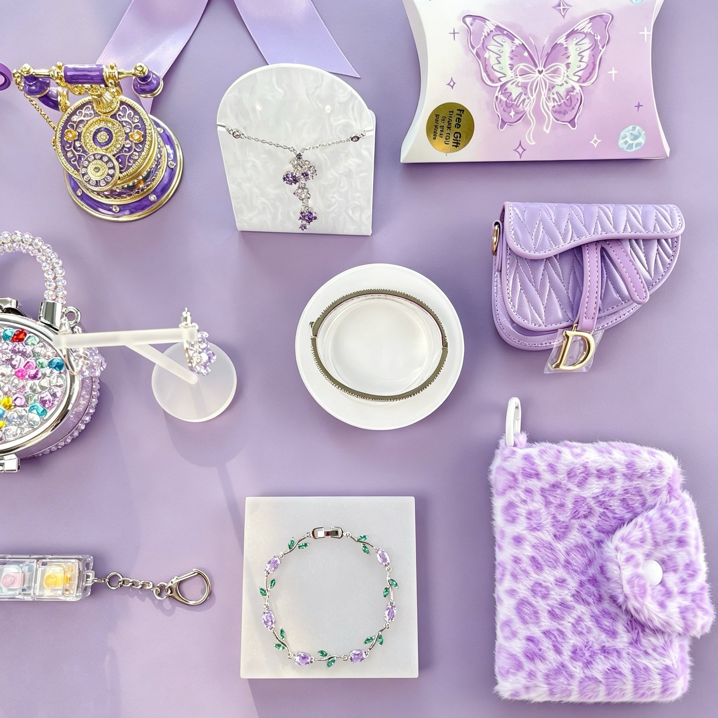 Purple Jewelry & Gift Curated Set