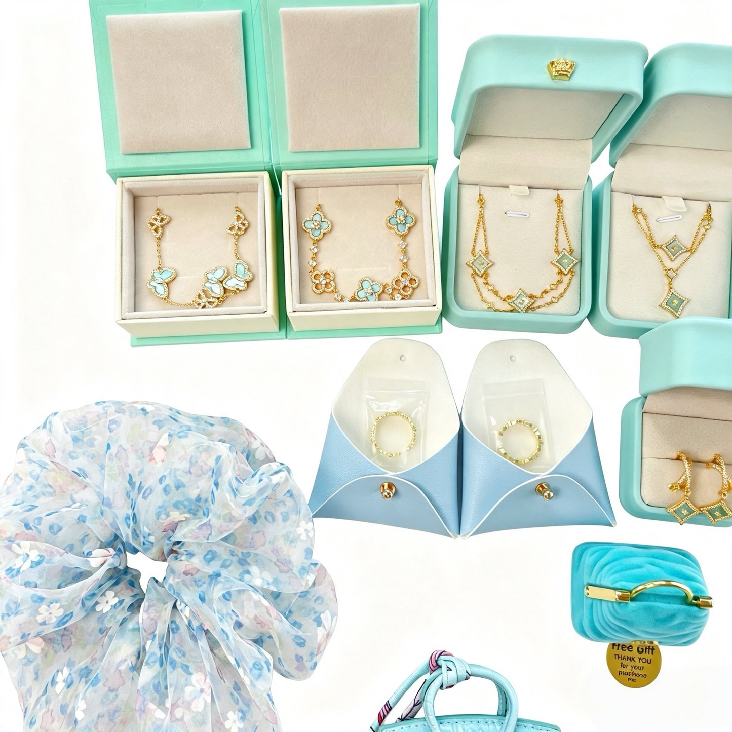 Mint Blue Jewelry Curated Set