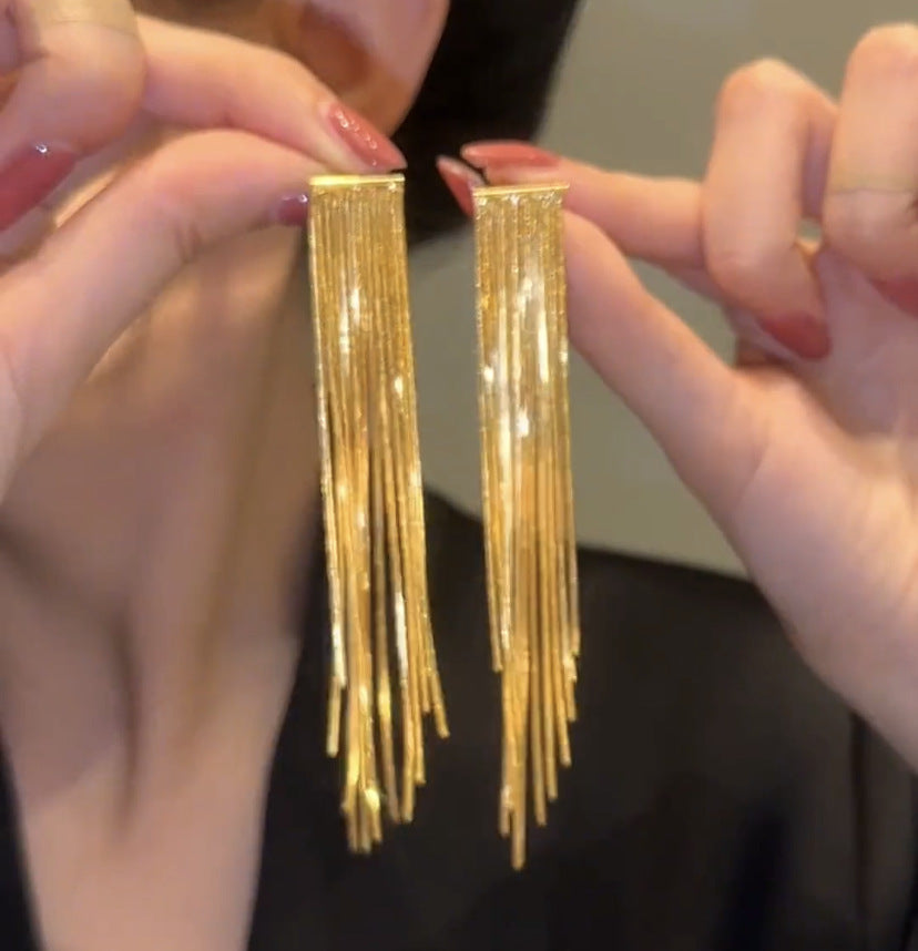 Fringed earrings