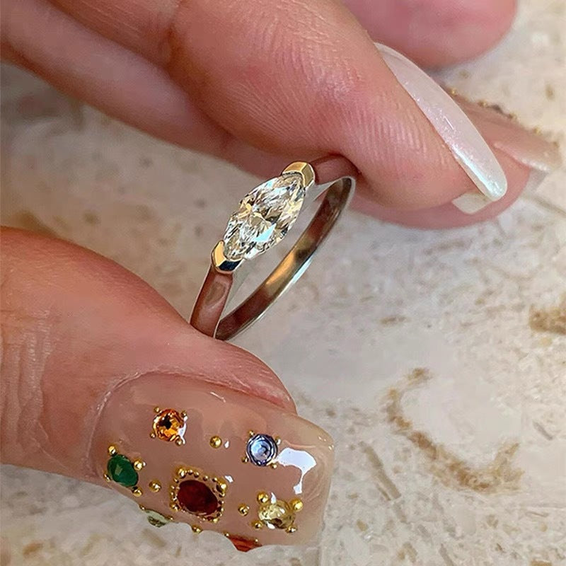 Horse Eye Diamond Ring