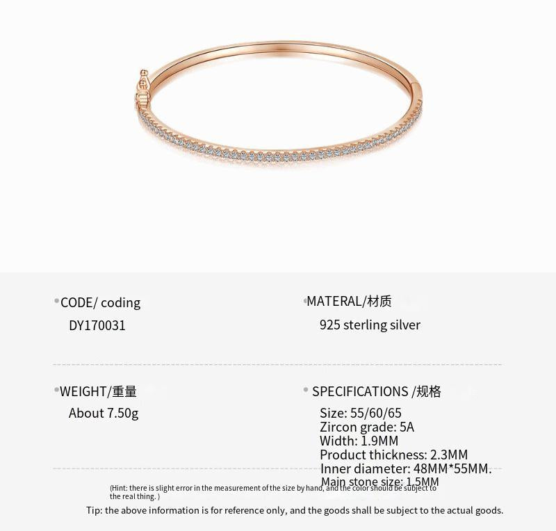 S925スターリングシルバーブレスレット