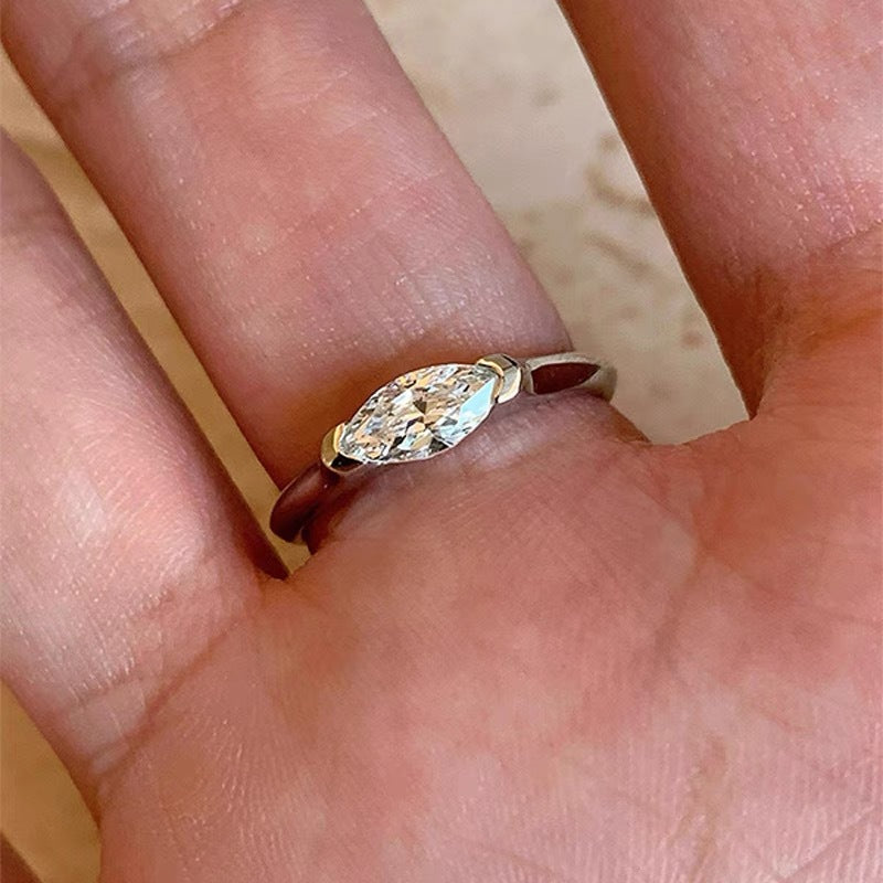 Horse Eye Diamond Ring