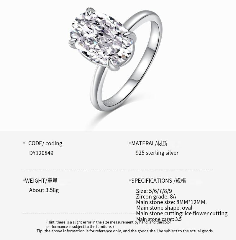 S925 sterling silver ring