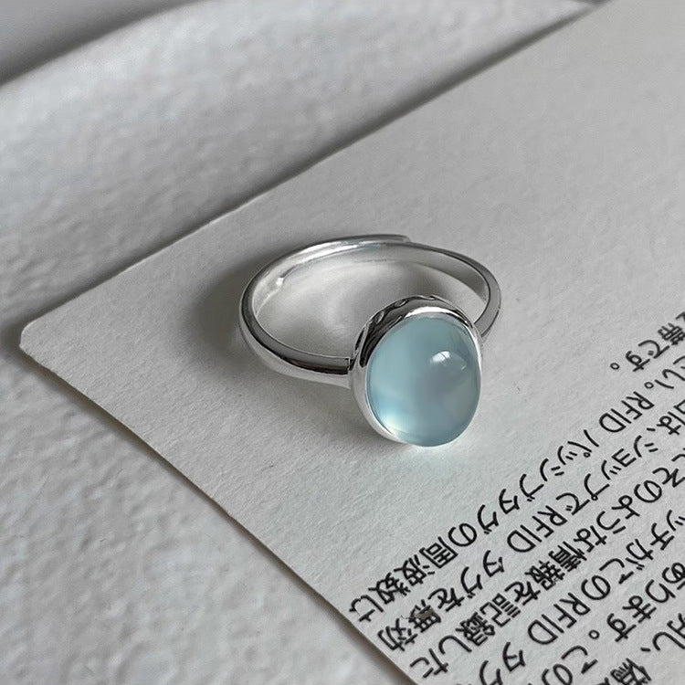 s925 Sterling Silver Aquamarine Ring