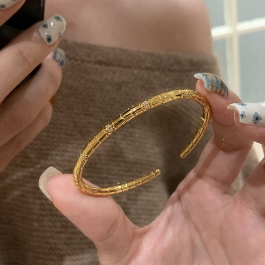 Golden Snake Bracelet