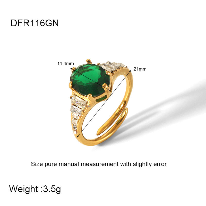 18K Gold Plated Open Ring