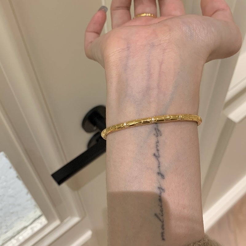 ゴールデンスネークブレスレット