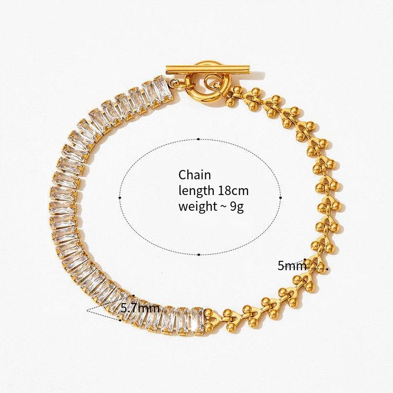 Natural Freshwater Pearl Love Zircon Bracelet suit