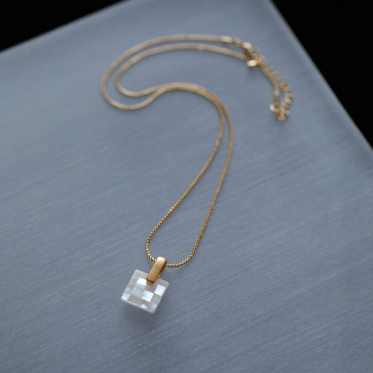 handmade fritillary necklace