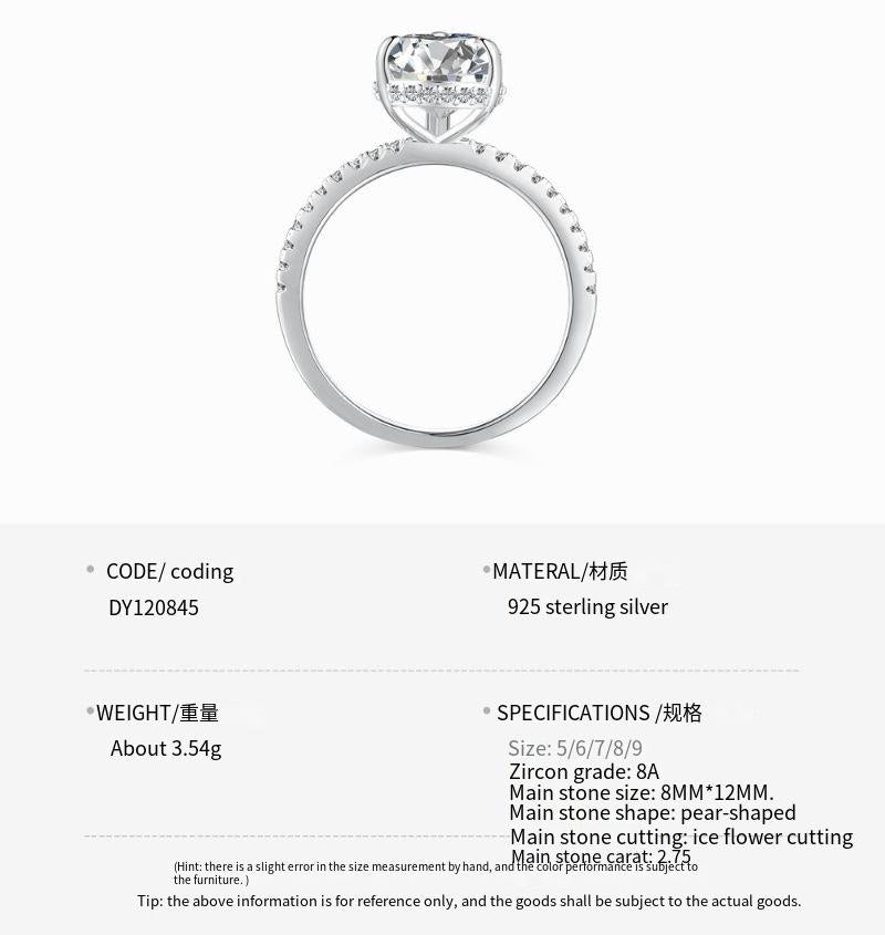 S925 sterling silver ring