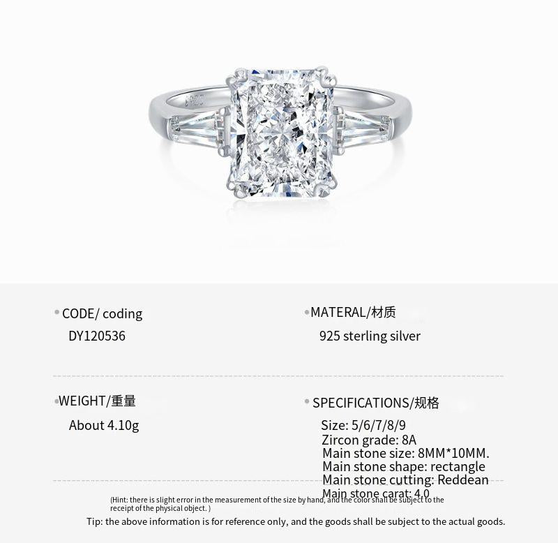 S925 sterling silver ring