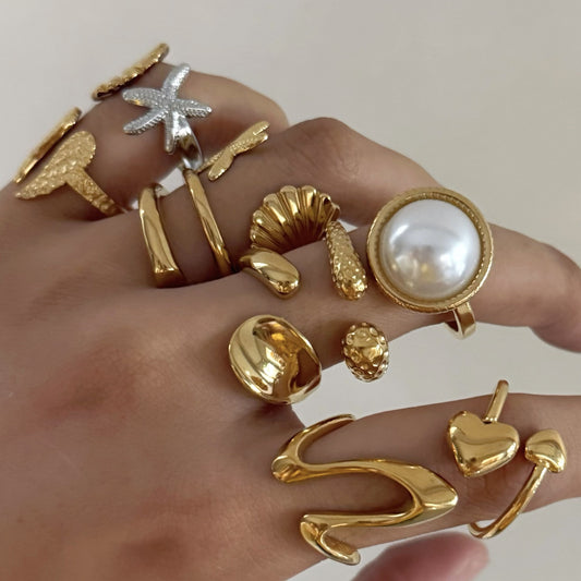 Electroplating gold on stainless steel ring in PVD vacuum furnace