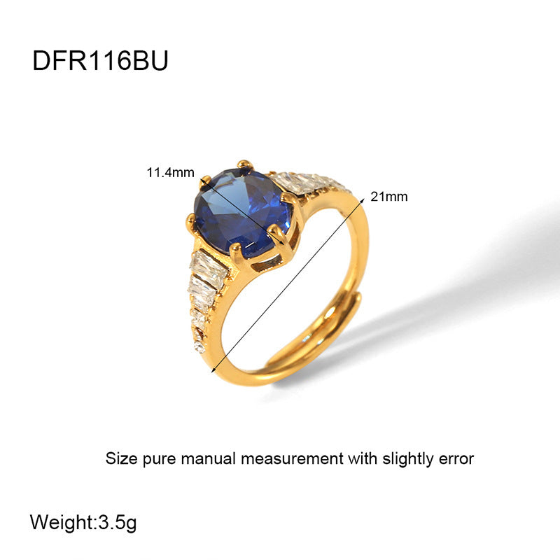 18K Gold Plated Open Ring