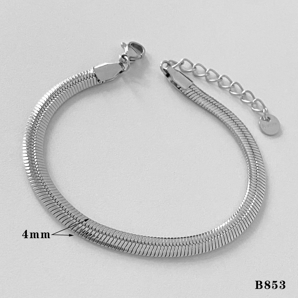 Pearl zircon stainless steel bracelet