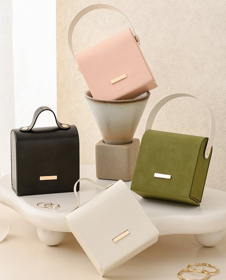High-End Leatherette Jewelry Storage Box