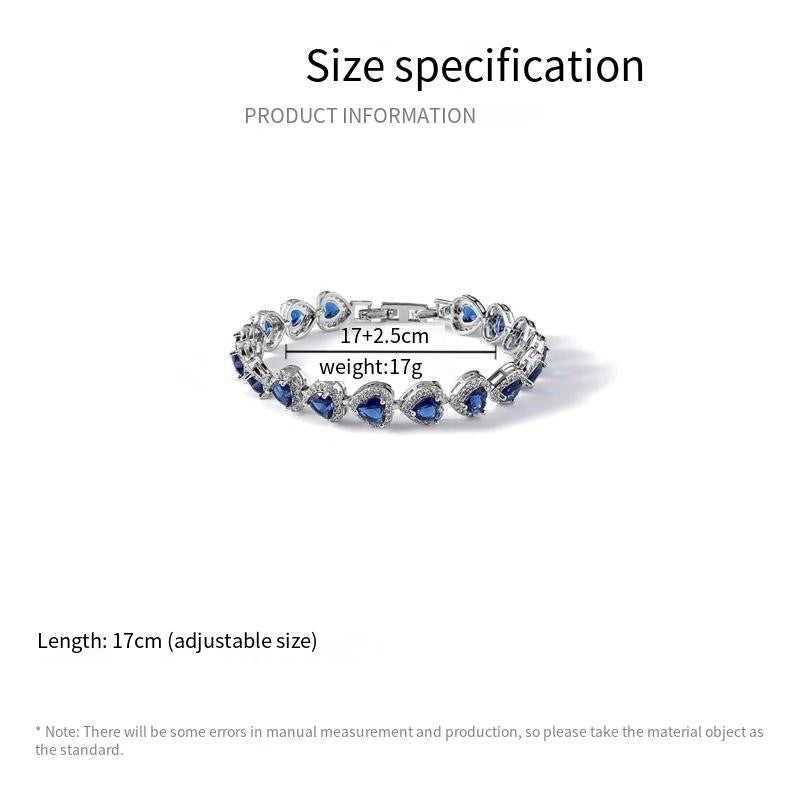 Zircon colorful bracelet