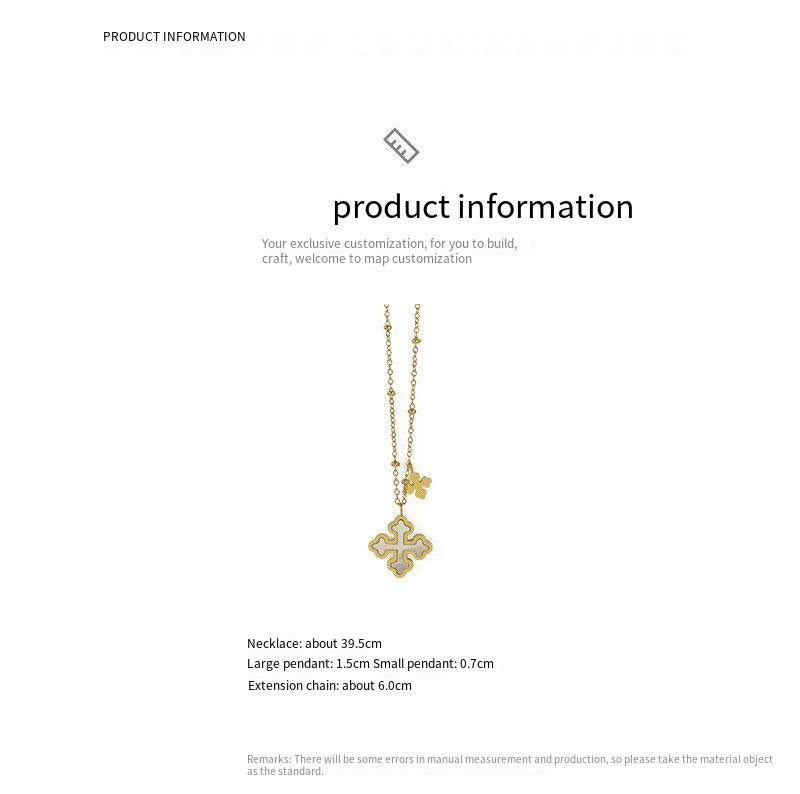 高い色保持力を誇る真空メッキ本金/天然マザーシェルネックレス