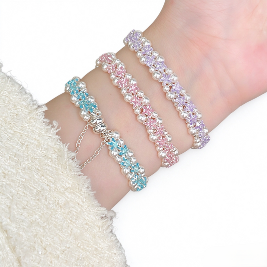 Magnetic Starburst Colorful Beaded Bracelet