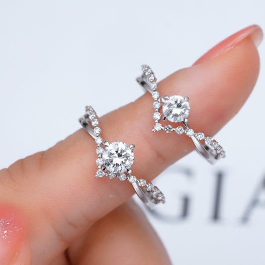 S925 sterling silver crown ring