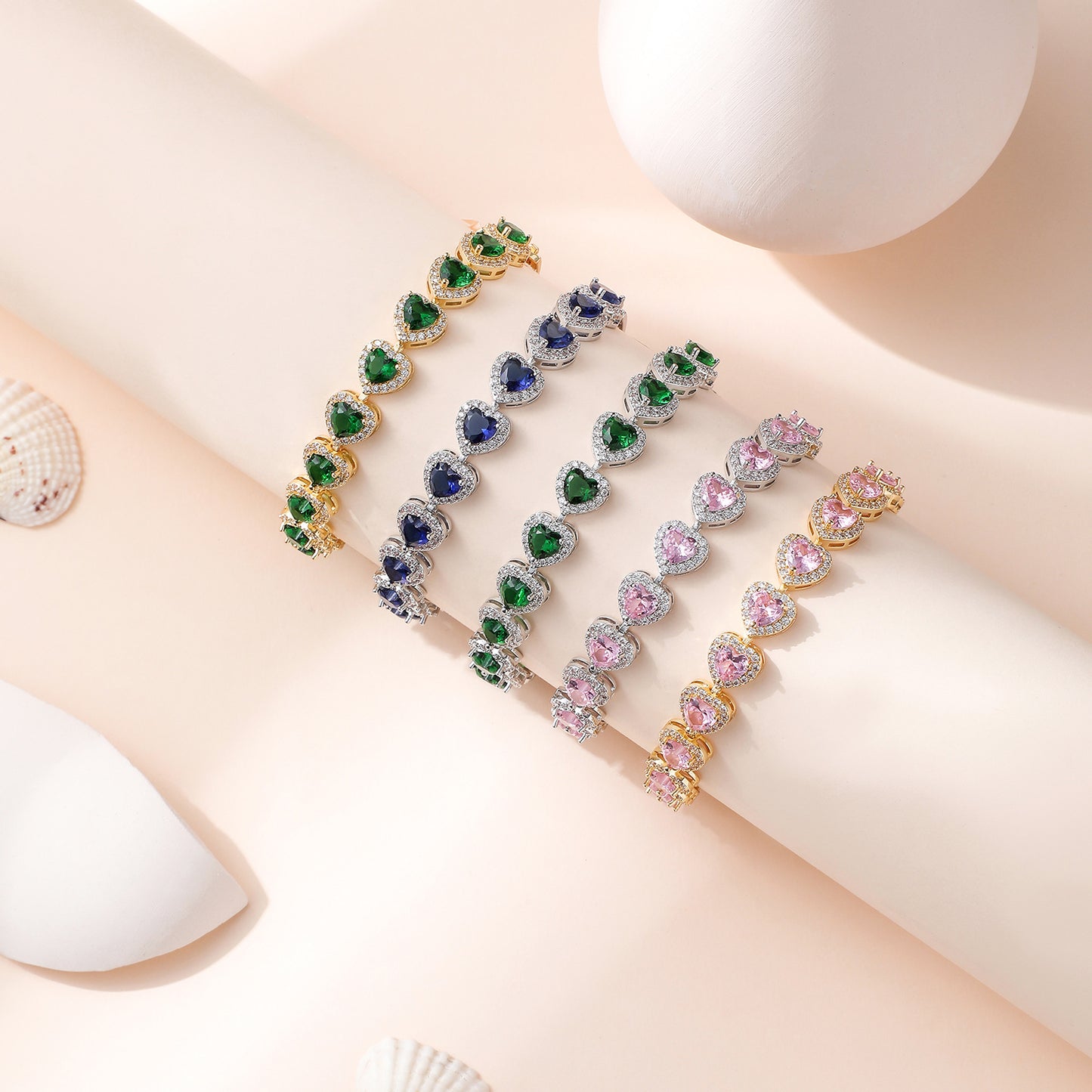 Zircon colorful bracelet