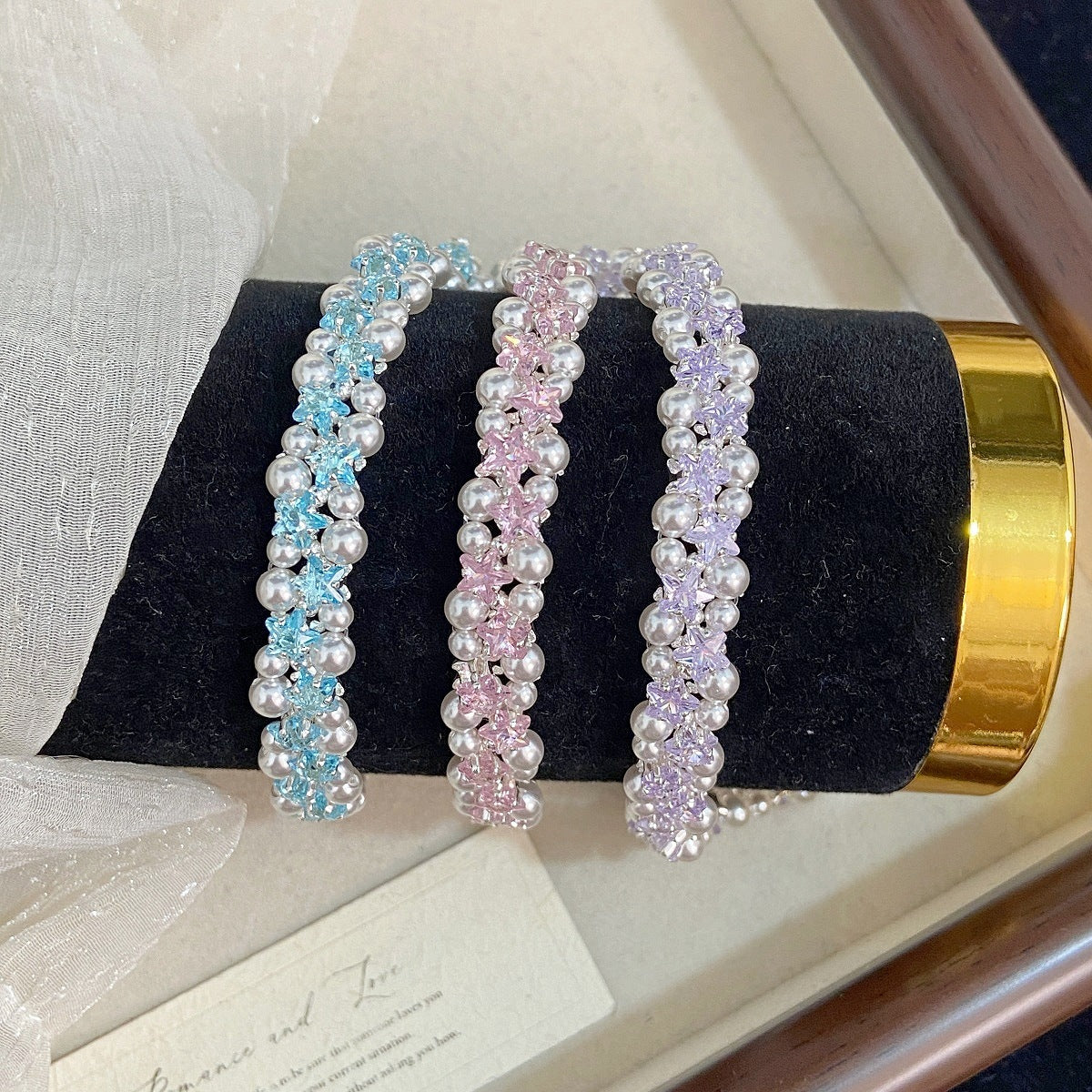Magnetic Starburst Colorful Beaded Bracelet