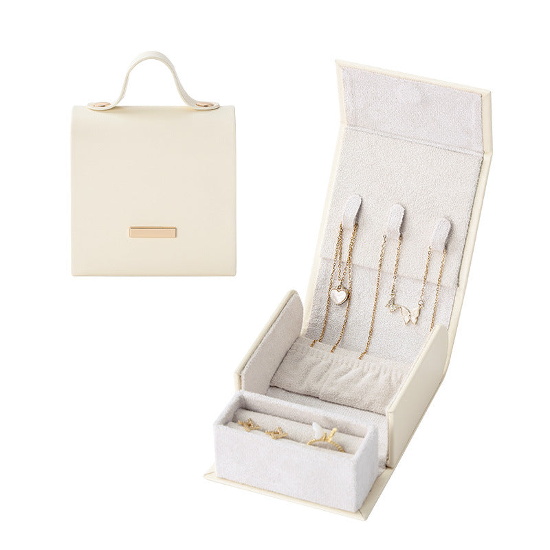 High-End Leatherette Jewelry Storage Box