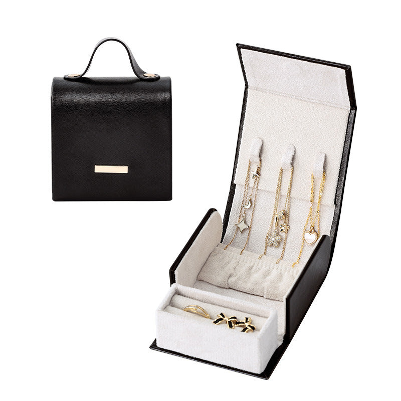 High-End Leatherette Jewelry Storage Box