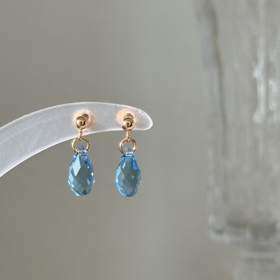 Hand-made Swarovski multicolor crystal earrings S925 silver needle