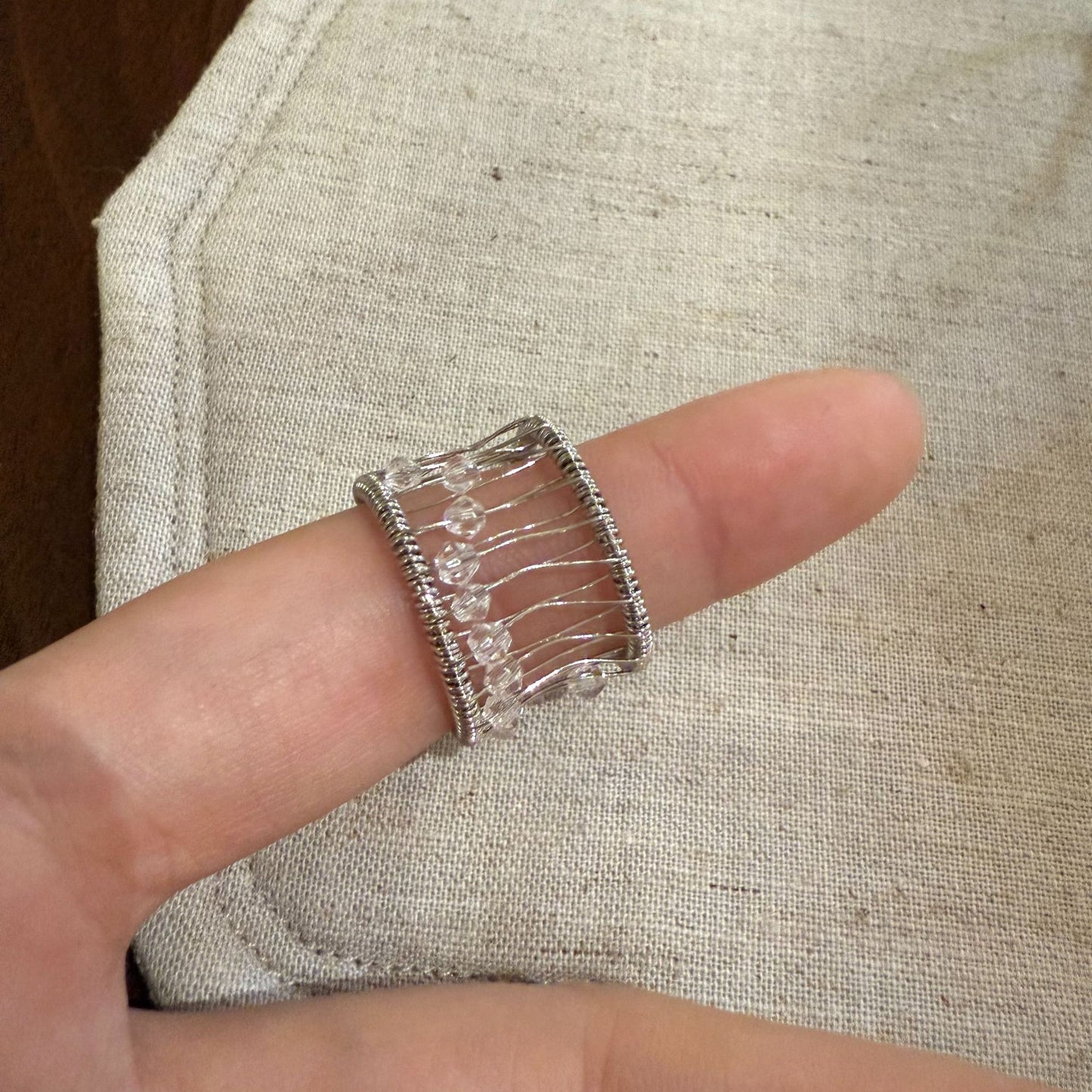 سوار هندسي من الزركون