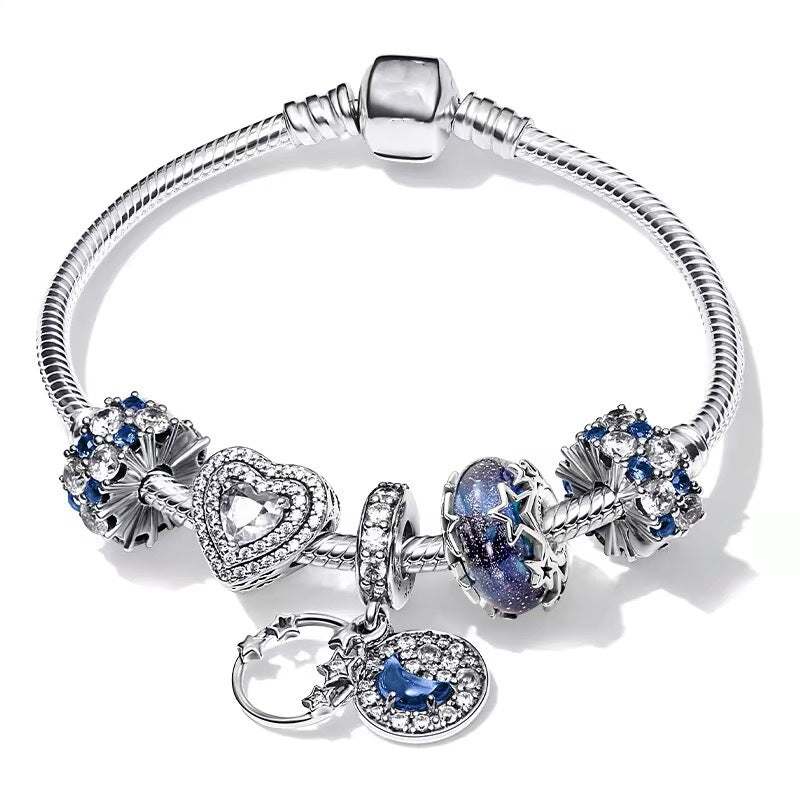 925 Silver Shining Galaxy Bracelet