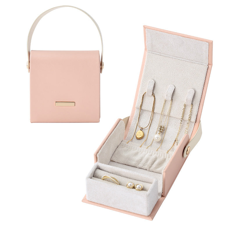High-End Leatherette Jewelry Storage Box