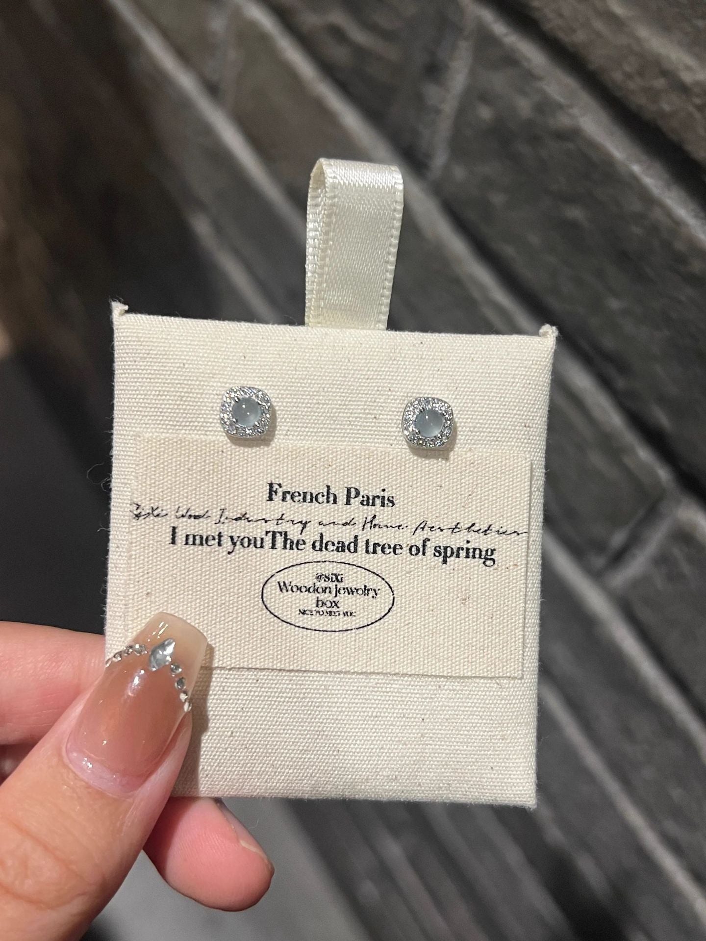 Natural blue-green emerald earrings