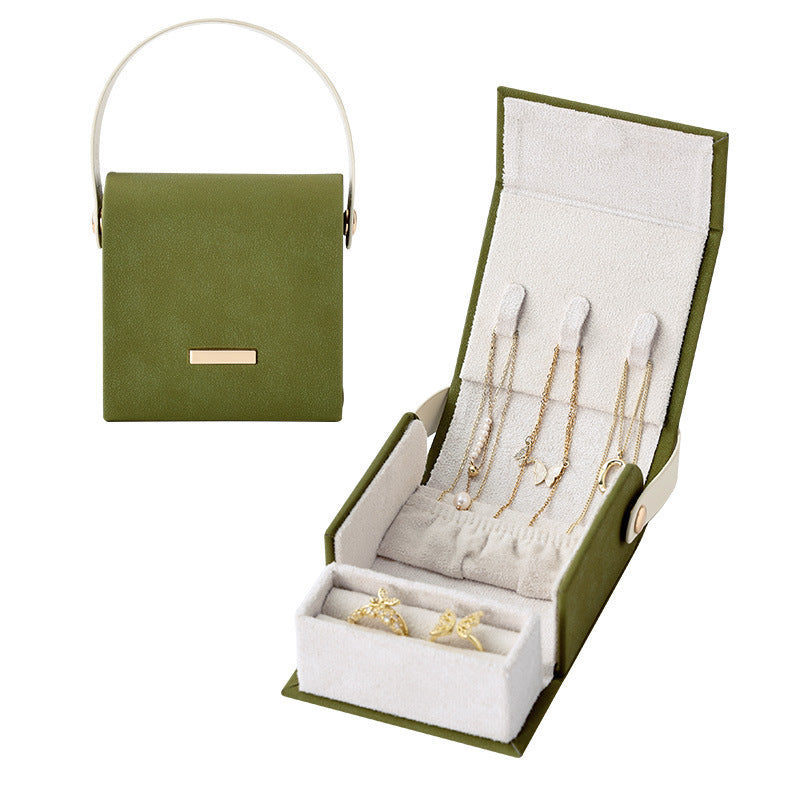 High-End Leatherette Jewelry Storage Box