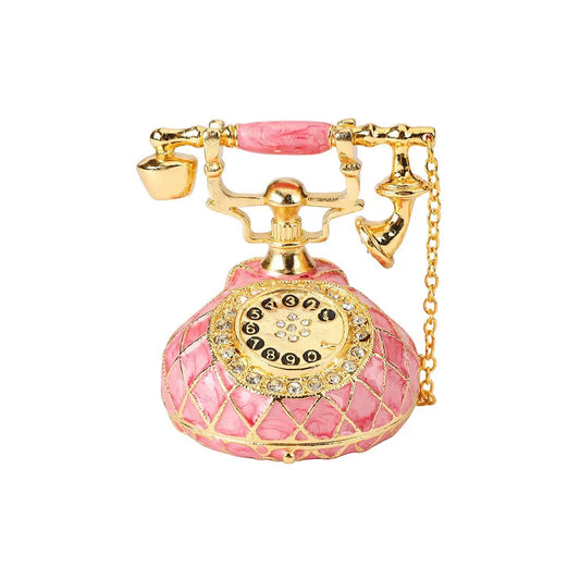 Enamel Jewelry Box & Phone Decor