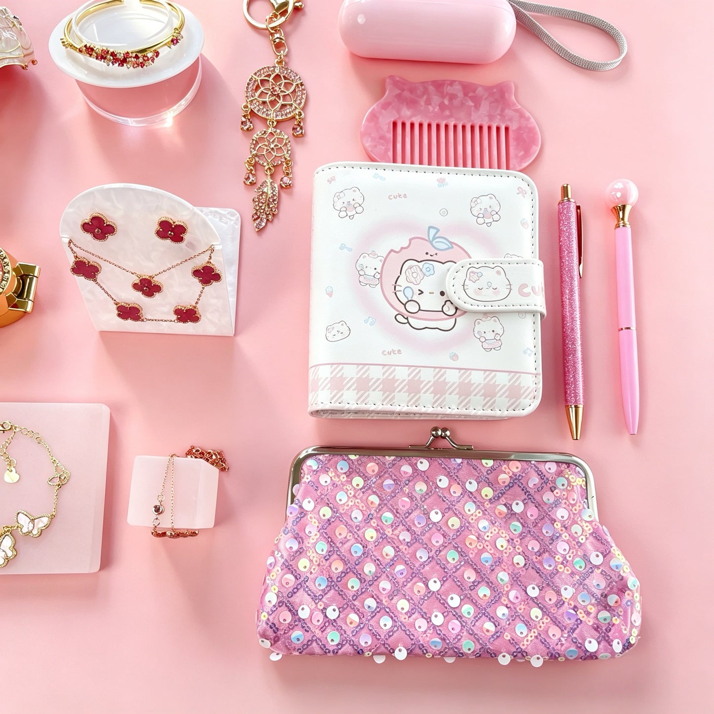 Pink Jewelry & Gift Curated Set