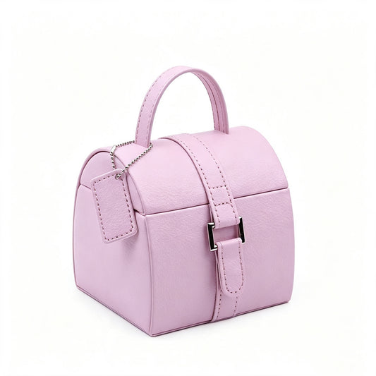 Double‑Layer Pu Leather Jewelry Case