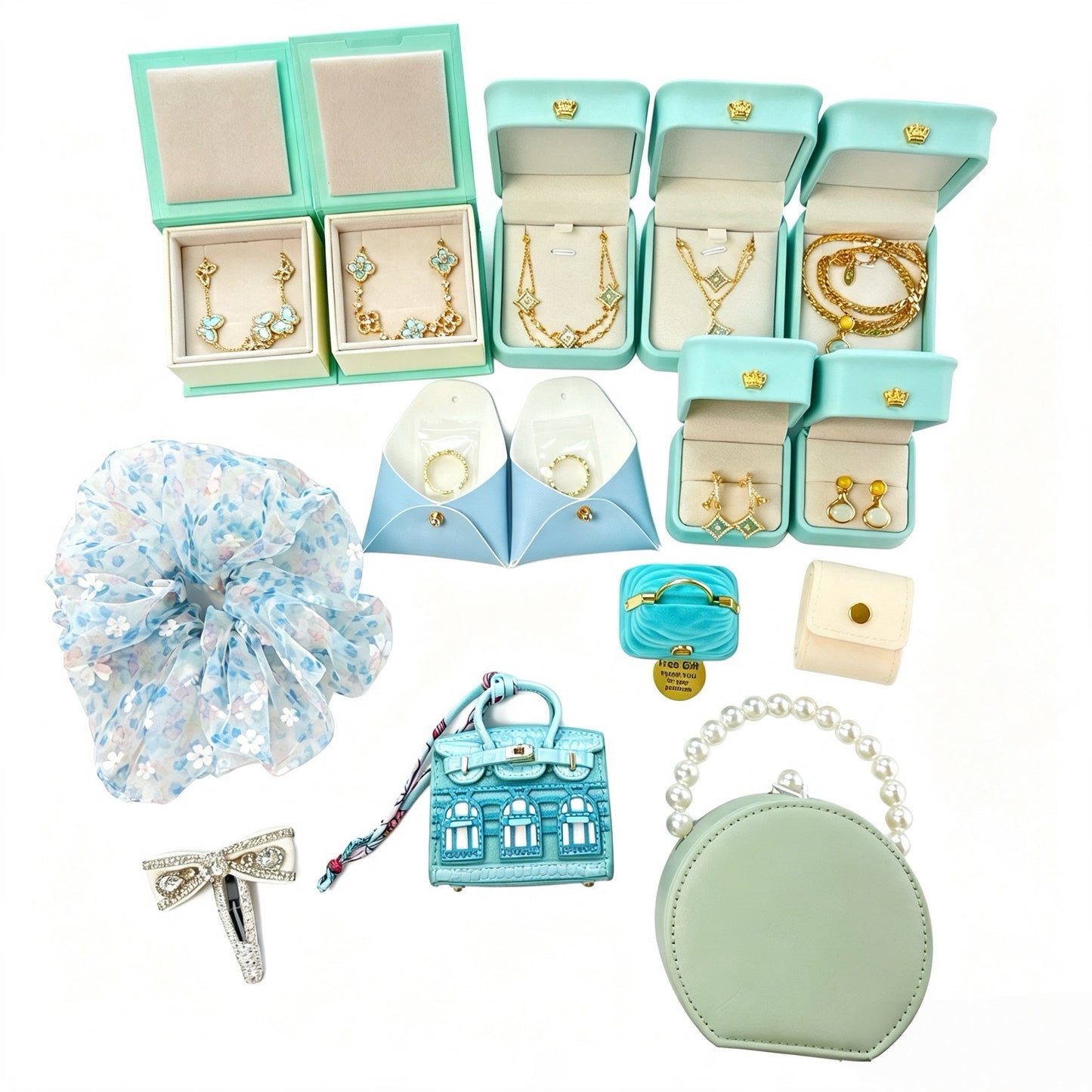 Mint Blue Jewelry Curated Set
