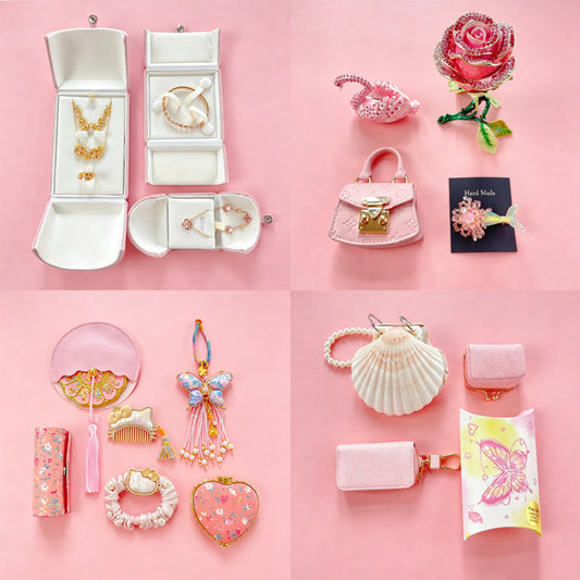 Pink Jewelry & Gift Curated Set