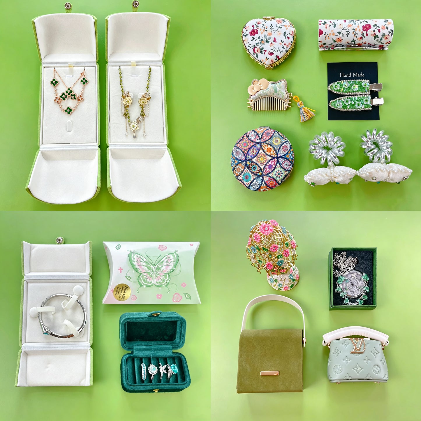 Green Jewelry & Gift Curated Set
