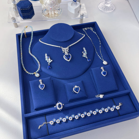 Sapphire Jewelry Set