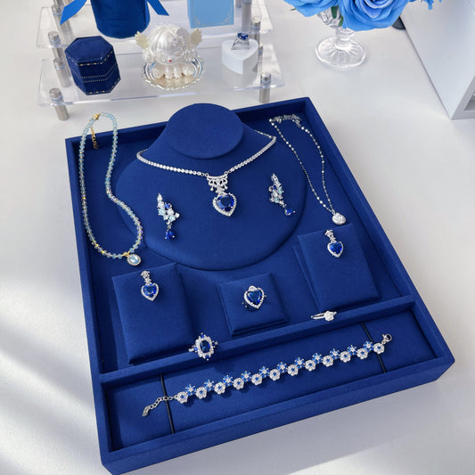 Sapphire Jewelry Set