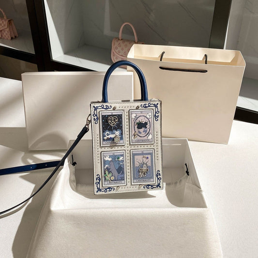 Crossbody Handbag, PU Leather Single Shoulder Small Tote Purse For Daily Use