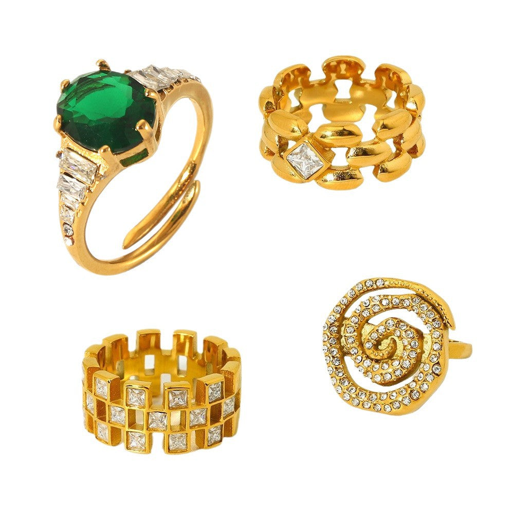 18K Gold Plated Open Ring