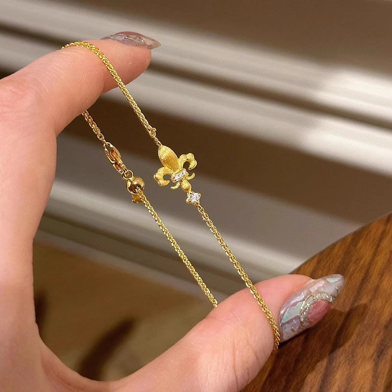 S925 Sterling Silver Iris Brushed Bracelet