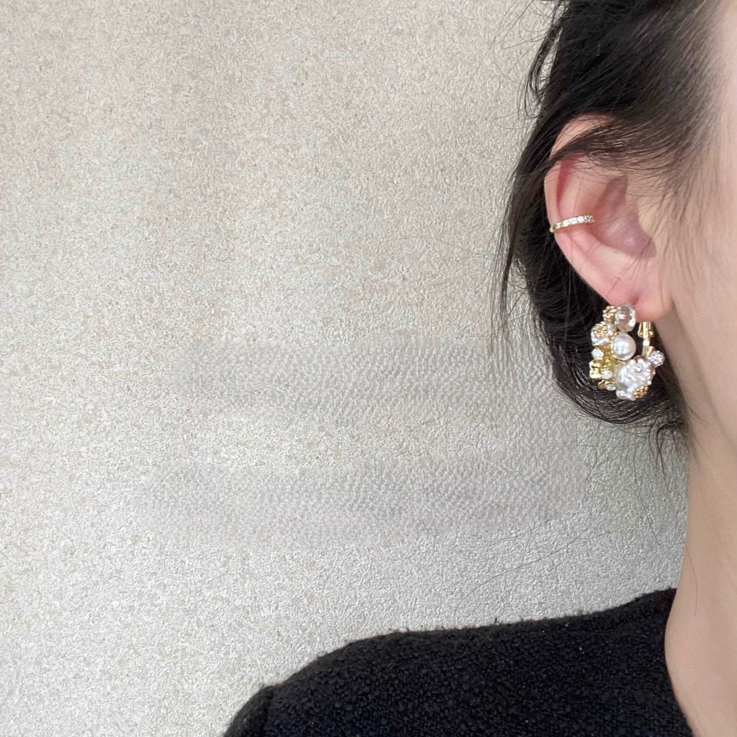 花輪のイヤリング